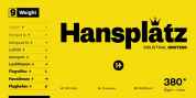 Hansplatz Grotesk font download