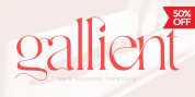 Gallient font download