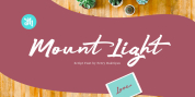 Mount Light font download
