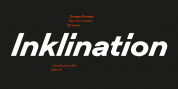 Inklination font download