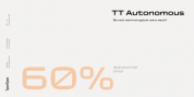 TT Autonomous font download