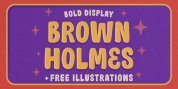 Brown Holmes font download