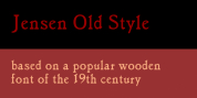 Jensen Old Style font download