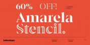 Amarela Stencil font download
