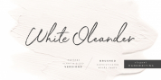 White Oleander font download