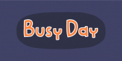 Busy Day font download