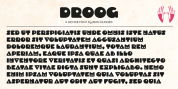 Droog font download
