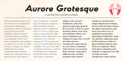 Aurore Grotesque font download