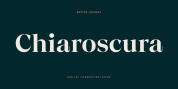 Chiaroscura font download