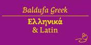 Baldufa Greek Ltn font download