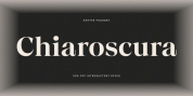 Chiaroscura font download