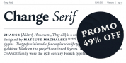 Change Serif font download