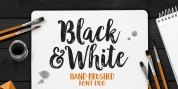 Black and White font download