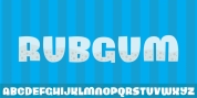 Rub Gum font download