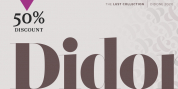 Lust Didone font download