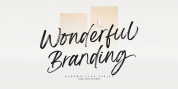 Wonderful Branding font download