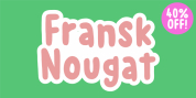 Fransk Nougat font download