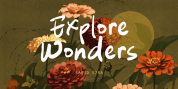 Explore Wonders font download