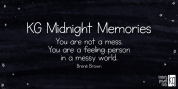 KG Midnight Memories font download