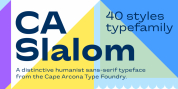 CA Slalom Compressed font download