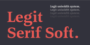 Legit Serif Soft font download