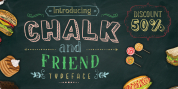 Chalk and Friend font download