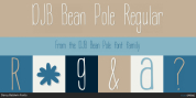DJB Bean Pole font download