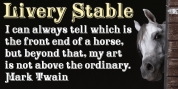 Livery Stable font download