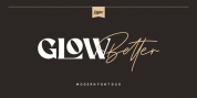 Glow Better font download