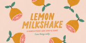 Lemon Milkshake font download