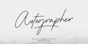 Autographer font download