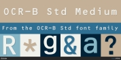 OCR-B Std font download
