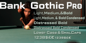 Bank Gothic GT font download