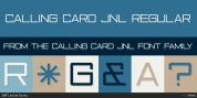 Calling Card JNL font download