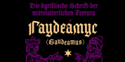 Gaudeamus font download