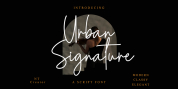 Urban Signature font download