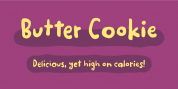 Butter Cookie font download