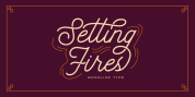 Setting Fires font download