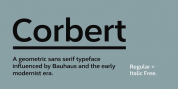 Corbert font download