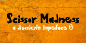 Scissor Madness font download