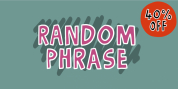 Random Phrase font download