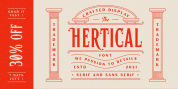 Hertical font download