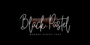 Black Pastel font download