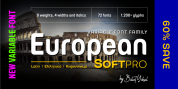 European Soft Pro font download