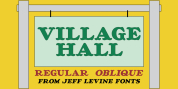 Village Hall JNL font download