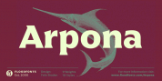 Arpona font download