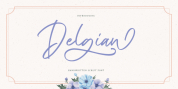 Delgian font download