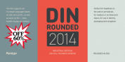 DIN 2014 Rounded font download