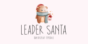 Leader Santa font download