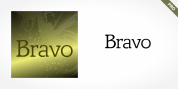 Bravo Pro font download